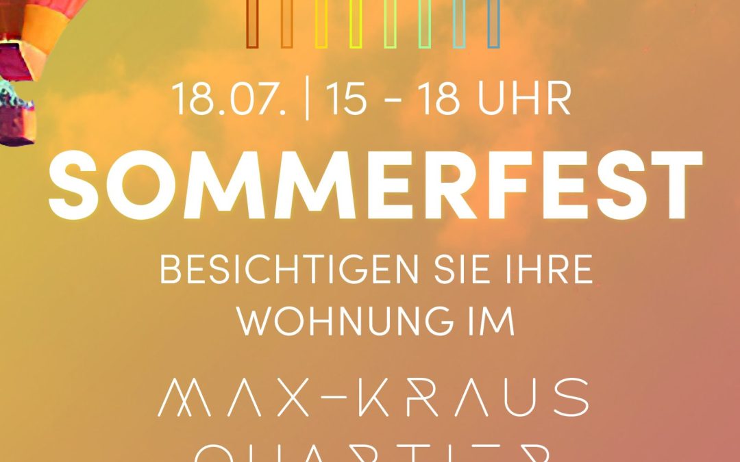 Sommerfest im Max-Kraus-Quartier in Erding